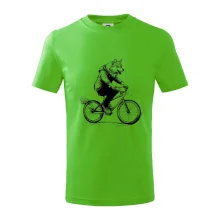 Vlk na bicykli