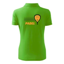 Padel - oranžová raketa