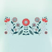 Folklór - kvety v rade