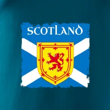 Škótska vlajka s erbom leva