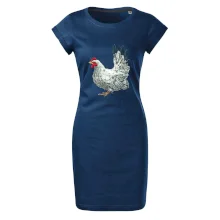 Sliepka kreslená biela