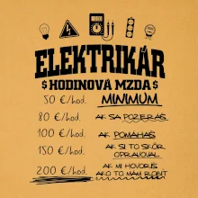 Hodinová mzda elektrikár Hodinová mzda elektrikár
