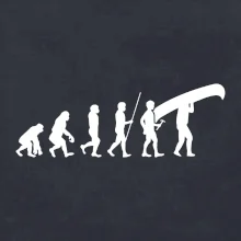 Evoluce kanoe nad hlavou