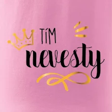 Tím nevesty princezná - zlatá potlač