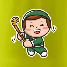 Ikona pozemný hokej chlapec / holka