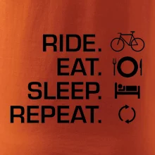 Ride Eat Sleep Repeat bicykel