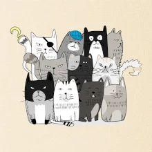 Mačky, čo nie sú tak úplne veselé