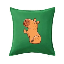 Kapybara s palcom hore