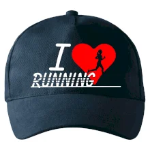 I love running dievča