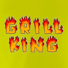 Grill King ohnivý nápis