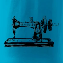 Šijací stroj - starý kreslený Šijací stroj - starý kreslený
