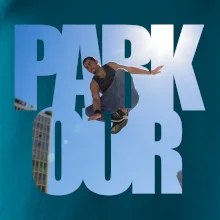 Parkour nápis nebo