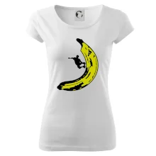 Skateboardista na banánu