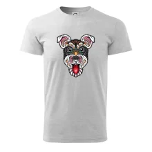 Knírač hlava barevná