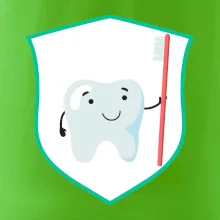 Zúbok na prsníku - zubná kefka