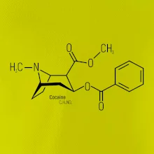 Molekulárna štruktúra Cocaine Kokaín