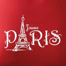 Paris nápis Eiffelovka rovný