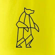 Geometria ľadový medveď stojaci