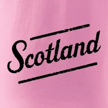 Scotland Vintage nápis Scotland Vintage nápis