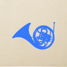 Blue French Horn