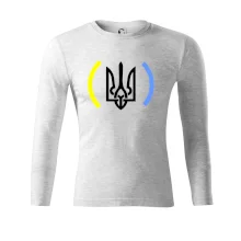 Ukrajina trojzubec s farbami Ukrajina trojzubec s farbami