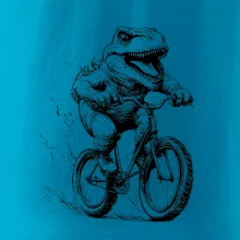Naštvaný Dinosaurus na bicykli