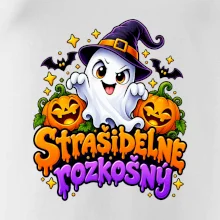 Strašidelne rozkošný duch s tekvicami