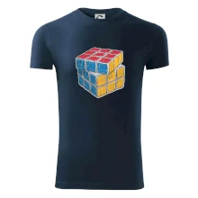 Rubikova kocka kreslená