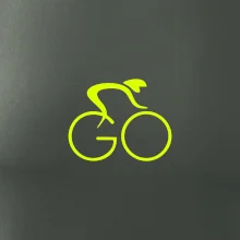 GO - Fluo cyklista malý