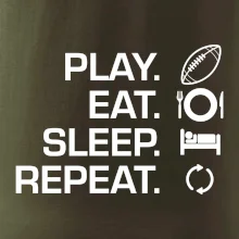 Play Eat Sleep Repeat americký fotbal