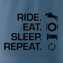 Ride Eat Sleep Repeat Kôň