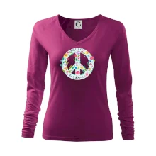 Peace and love symbol