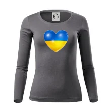 Ukrajina srdce vlajka Ukrajina srdce vlajka