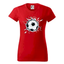 Futbalová lopta v triku Futbalová lopta v triku