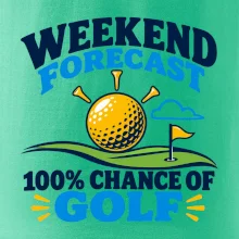 Weekend forecast golfové počasí