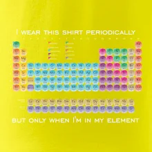 I wear this shirt periodically but only when I'm in my element