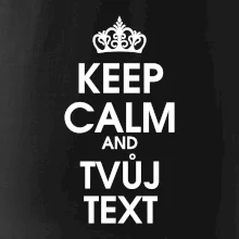 Keep calm - váš text