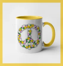 Peace symbol margaréty