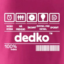 Čiarový kód - dedko