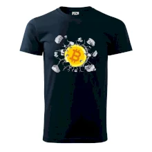 Bitcoin v tričku Bitcoin v tričku