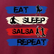Eat sleep salsa repeat