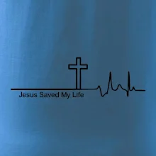 Jesus Saved My Life kríž ekg Jesus Saved My Life kríž ekg