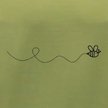 Dráha letu včely - vlnovka