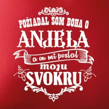 Požiadal som Boha o anjela a on mi poslal moju svokru