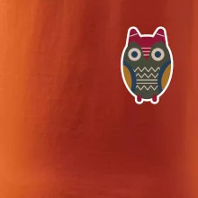 Folklór na prsníku sova