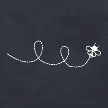 Dráha letu včely - slučka Dráha letu včely - slučka