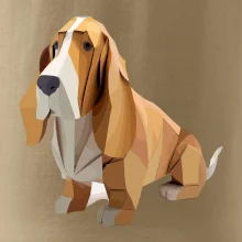 Baset zlepený z papiera