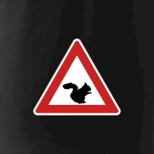 Dopravná značka - Pozor veverička