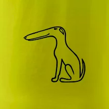 Barzoj obrys čierny Barzoj obrys čierny