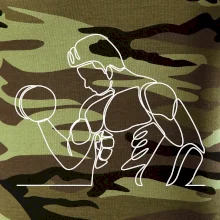 Fitness muž jedným ťahom Fitness muž jedným ťahom